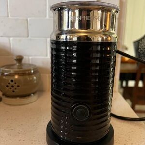 Nespresso Black and Silver Milk Frother